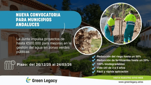 Convocatoria abierta para ayuntamientos andaluces proyectos de ahorro hídrico en zonas verdes públicas.png